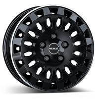 MAK OVERLAND BLACK LIP POLISHED 7x17 6/130 ET51 CB84.1