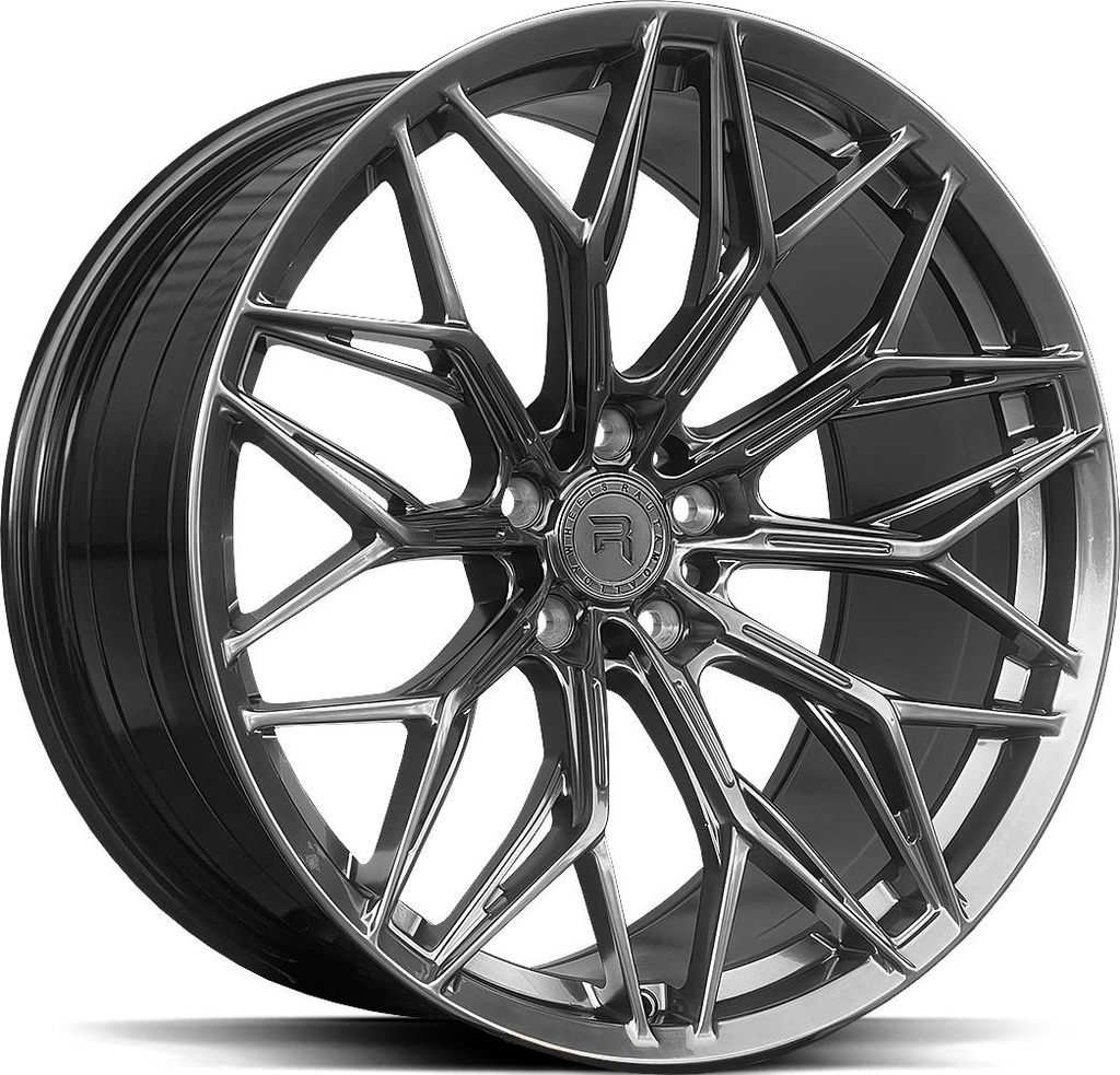 R-SERIES R18 HYPER SILV BLACK 8.5x19 5/112 ET40 CB66.6