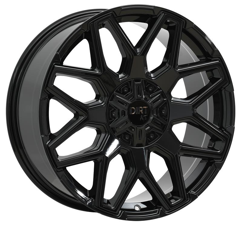 STATUSFÄLGAR D212 GLOSSBLACK 8x18 6/120-130 ET48 CB84.1