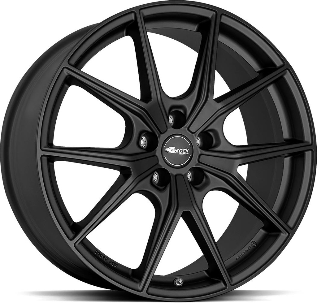 BROCK B40 SATIN BLACK MATT 8x20 5/112 ET27 CB66.7