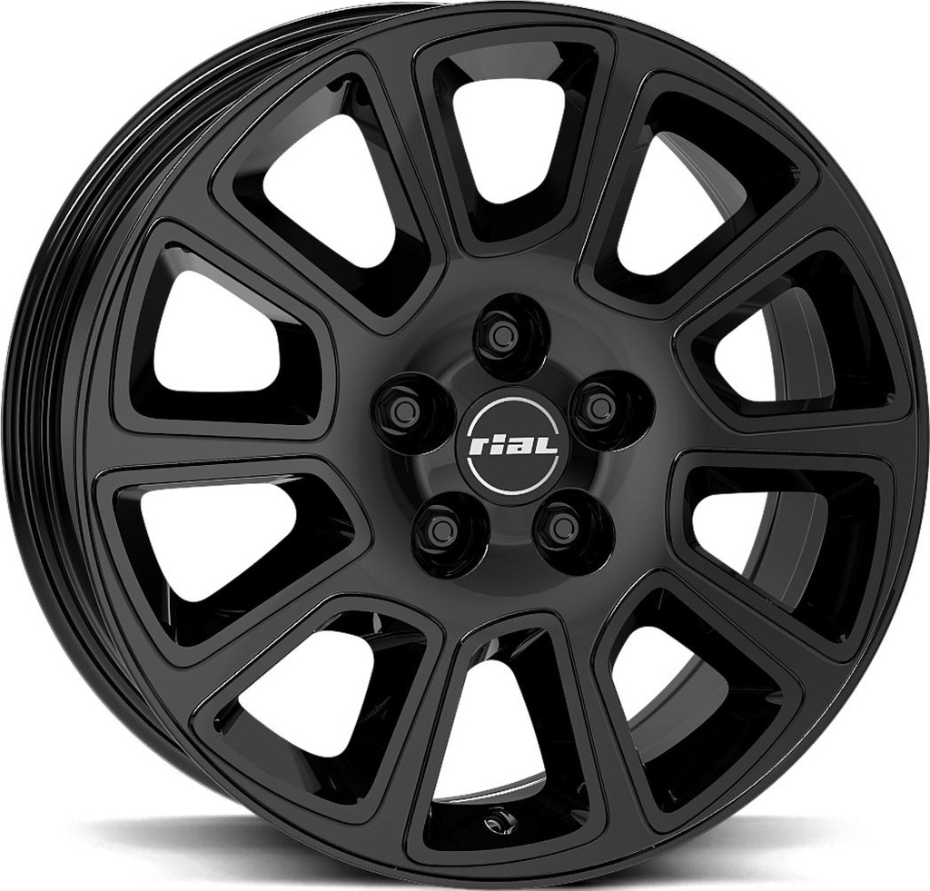 RIAL TRANSPORTER 2 DIAM BLACK 7.5x18 5/112 ET52 CB66.6