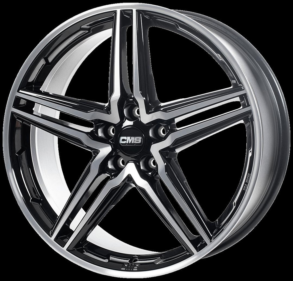 CMS C29 GLOSS BLACK POLISHED 7.5x17 5/112 ET54 CB66.5