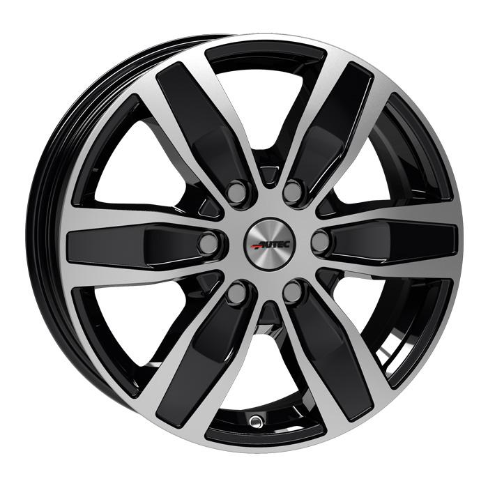 AUTEC QUANTRO 6 BLACK POLISHED 7x17 6/120 ET45 CB74.6