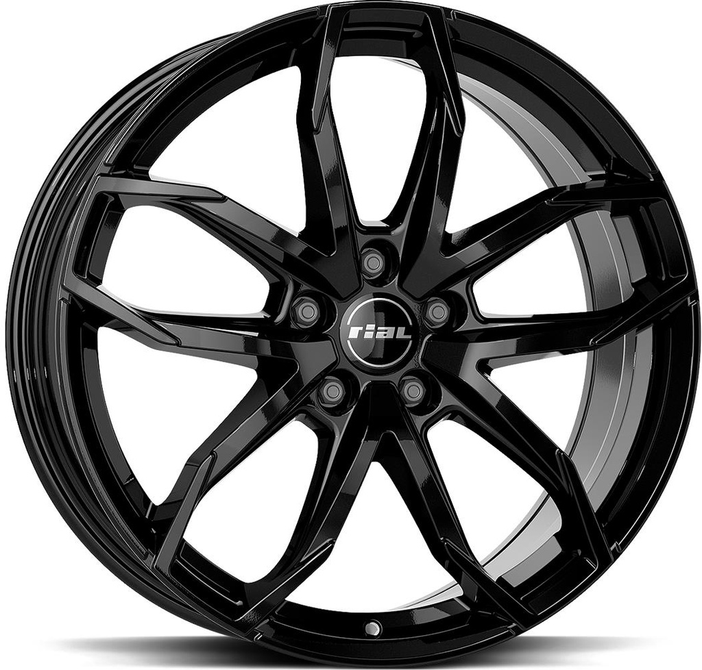 RIAL LUCCA DIAM BLACK 8x18 5/112 ET45 CB70.1