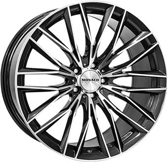 MONACO WHEELS GP2 ANTHRACITE POLISH 8x18 5/112 ET30 CB66.5