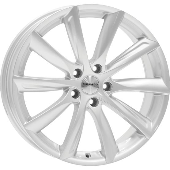 MONACO WHEELS GP6 SILVER 8.5x19 5/114.3 ET40 CB64.1