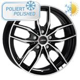 AUTEC BAVARIS GLOSS BLACK POLISHED 8x19 5/112 ET30 CB66.6