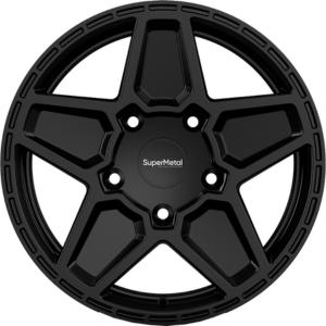 SUPERMETAL ROCKET GLOSS BLACK 8x18 5/120 ET40 CB65.1