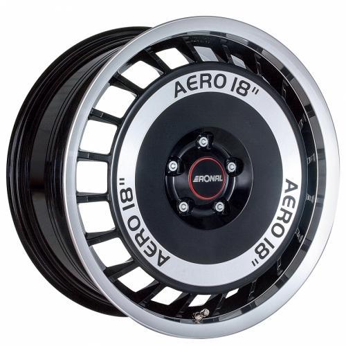 RONAL R50 AERO BLACK FRONT CUT 7.5x16 4/100 ET38 CB68