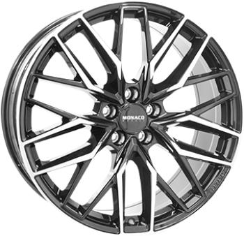 MONACO WHEELS GPX BLACK POLISHED 10.5x21 5/112 ET51 CB66.6