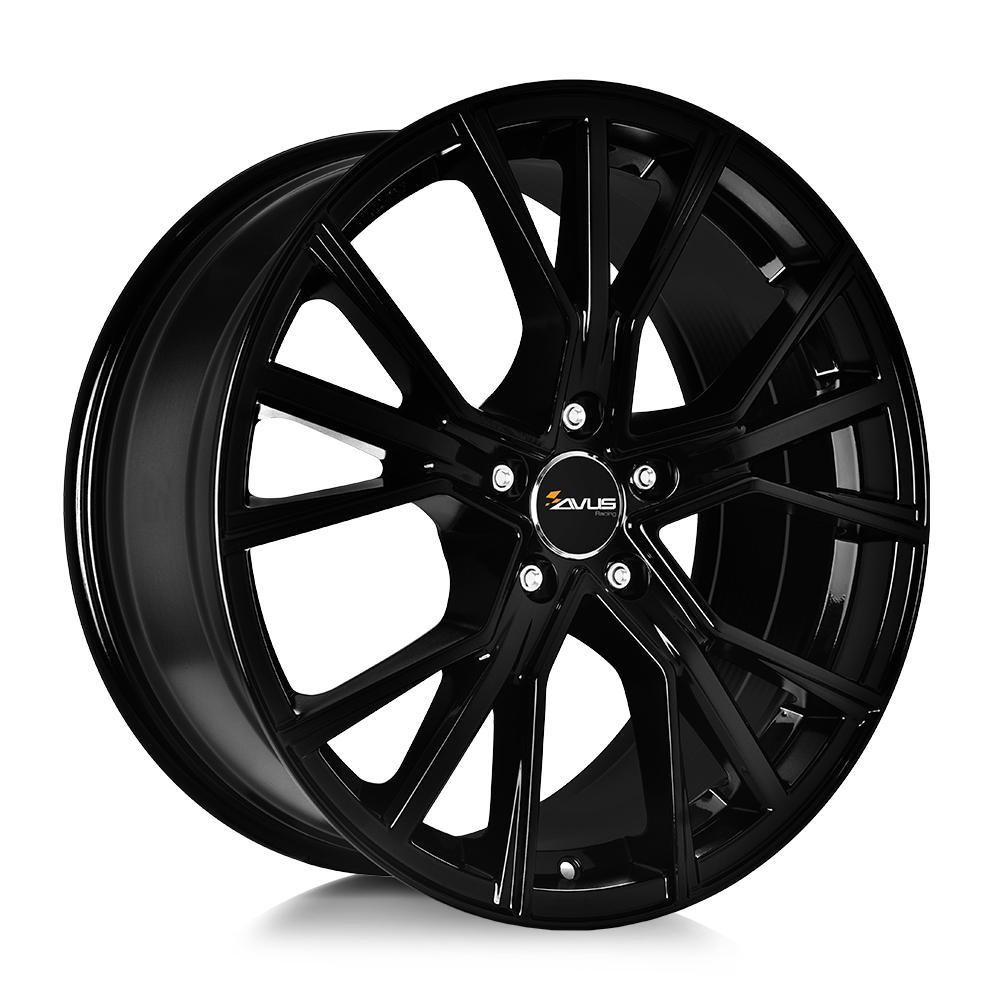 AVUS AF18 GLOSS BLACK 9x20 5/112 ET33 CB66.4
