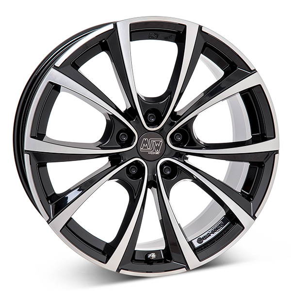 MSW 27T G.BLK/POL | 8,5X18 5-114,3 E40 C64,1 60 8.5x18 5/114.3 ET40 CB64.1