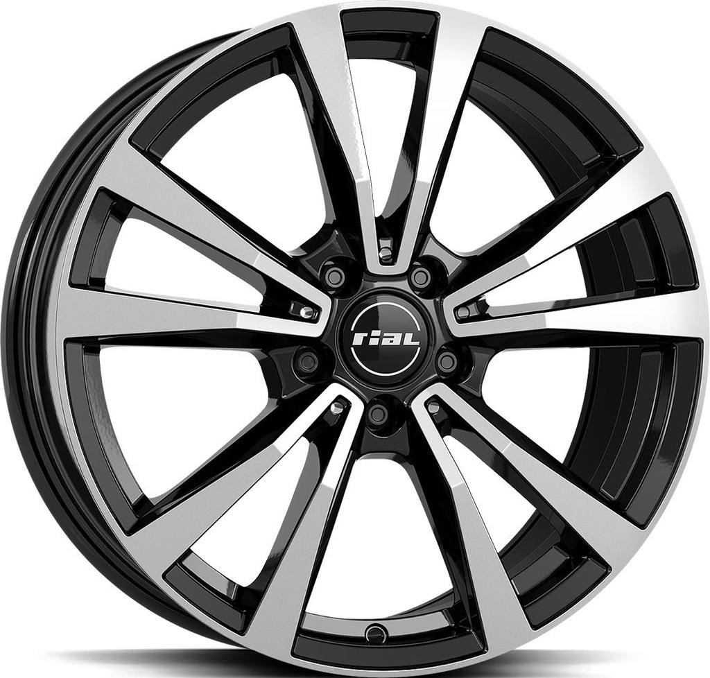 RIAL M12 DIAM BLACK POL 8x18 5/112 ET38 CB66.6