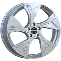 MEGA WHEELS TRITON DARK SILVER 8.5x19 5/108 ET53 CB63.3