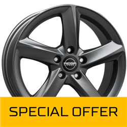 MEGA WHEELS TIGERA DARK MAT ANTHRACITE GREY 8x18 5/112 ET35 CB66.5