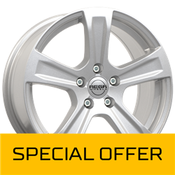 MEGA WHEELS LEO SILVER 8x18 5/112 ET36 CB66.5