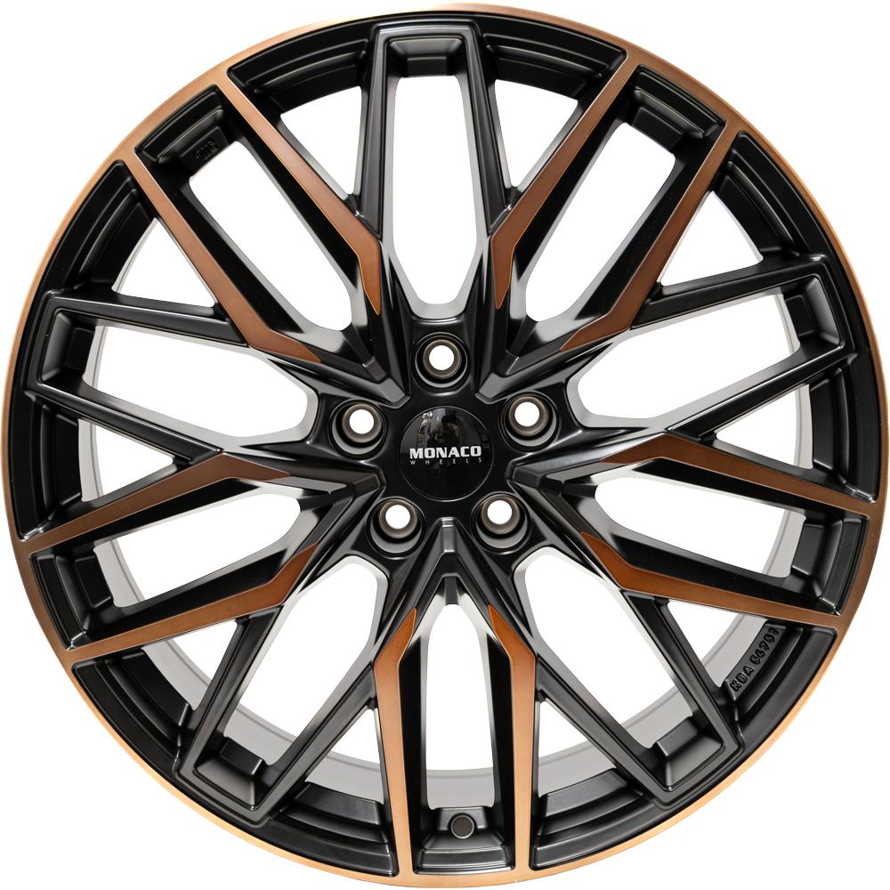 MONACO WHEELS GPX BLK COPPER 8x19 5/112 ET40 CB57.1