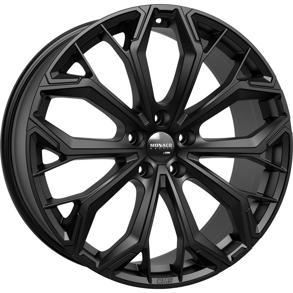 MONACO WHEELS GPC17 MATT BLACK 8x19 5/108 ET45 CB67.1