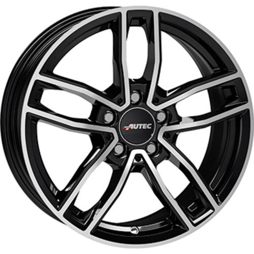 AUTEC MERCADOR GLOSS BLACK POLISHED 6.5x16 5/112 ET44 CB66.6