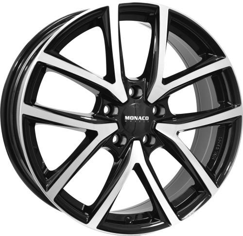 MONACO WHEELS CL2 GLOSS BLACK POLISHED 6.5x16 5/108 ET45 CB63.4