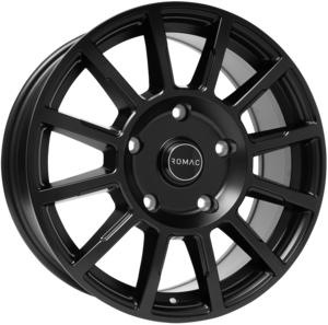 ROMAC STEALTH SATIN BLACK 7.5x18 5/114.3 ET45 CB73.1