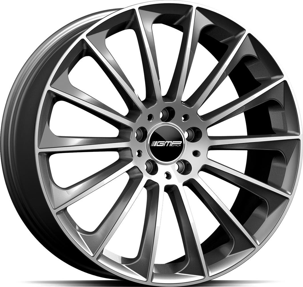 GMP STELLAR ANTHRACITE DIAM 9.5x19 5/112 ET35 CB66.6