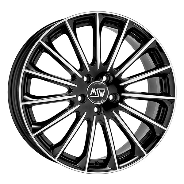 MSW 30 G.BLK F.POL 8x18 5/112 ET35 CB73.1