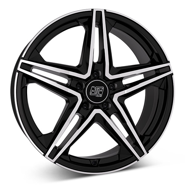 MSW 31 G.BLK/POL | 8X18 5-112 E30 C73,10 60 8x18 5/112 ET30 CB73.1