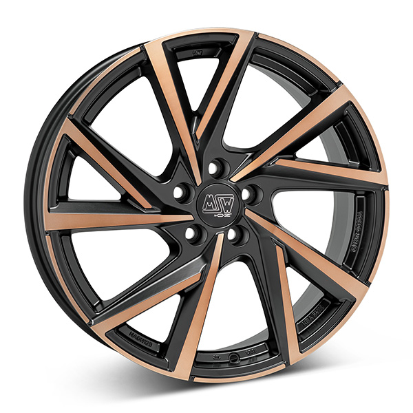 MSW 80 M.BLK/COPPER POL 8x19 5/112 ET45 CB57.1