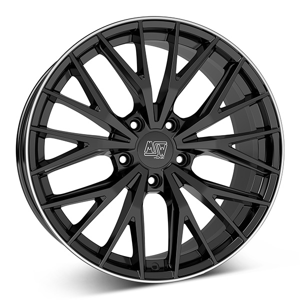 MSW 44 G.BLK/POL LIP | 7,5X20 5-130 E32,1 C66,56 R14 7.5x20 5/130 ET32.1 CB66.6