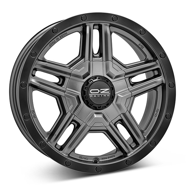 OZ RALLY ADVENTURE M.GRA/BLK LIP | 8X17 6-139,7 E44 C106,1 60 8x17 6/139.7 ET44 CB106.1