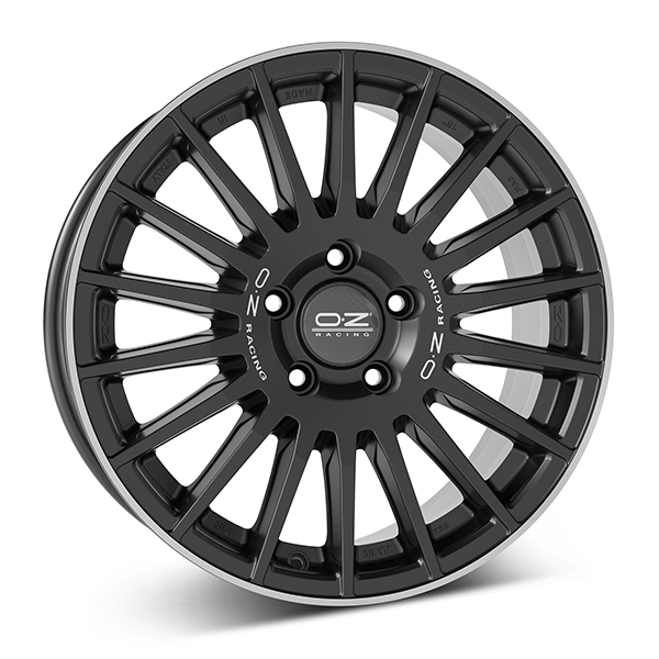 OZ RALLY DESERT M.BLK/POL LIP | 8X18 5-120 E45 C65,10 R14 8x18 5/120 ET45 CB65.1