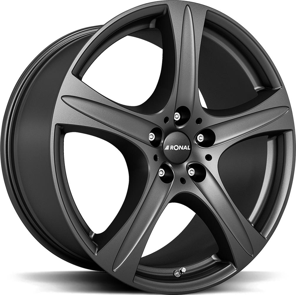 RONAL R55 SUV BLACK MATT 7.5x17 5/112 ET55 CB66.5