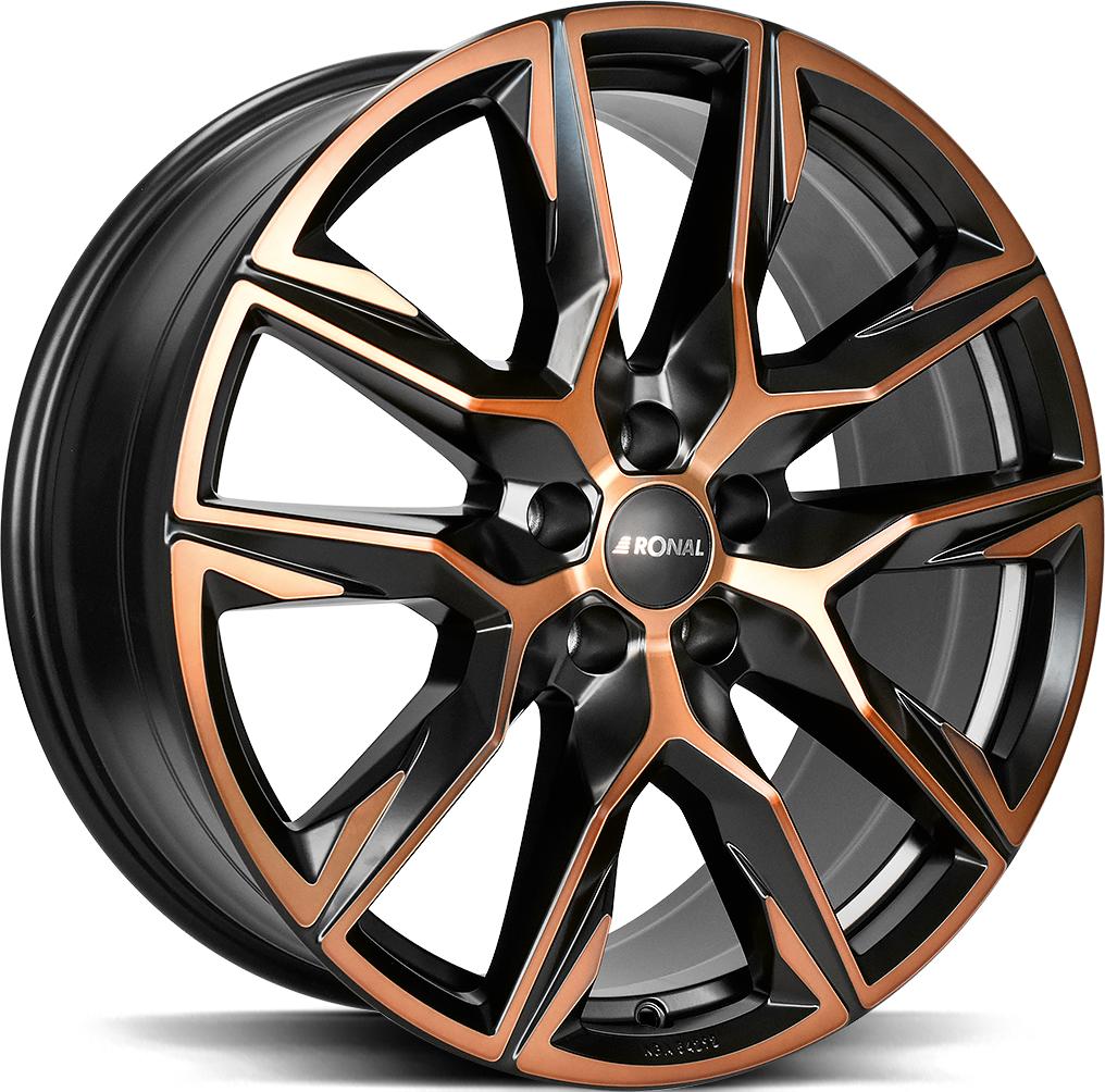 RONAL R71 JET BLACK COPPER MATT FRONT CU 8.5x20 5/112 ET42 CB66.5