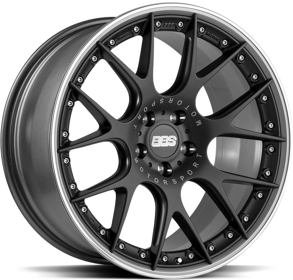 BBS CH-RII SATIN BLACK 10.5x22 5/112 ET18 CB66.6