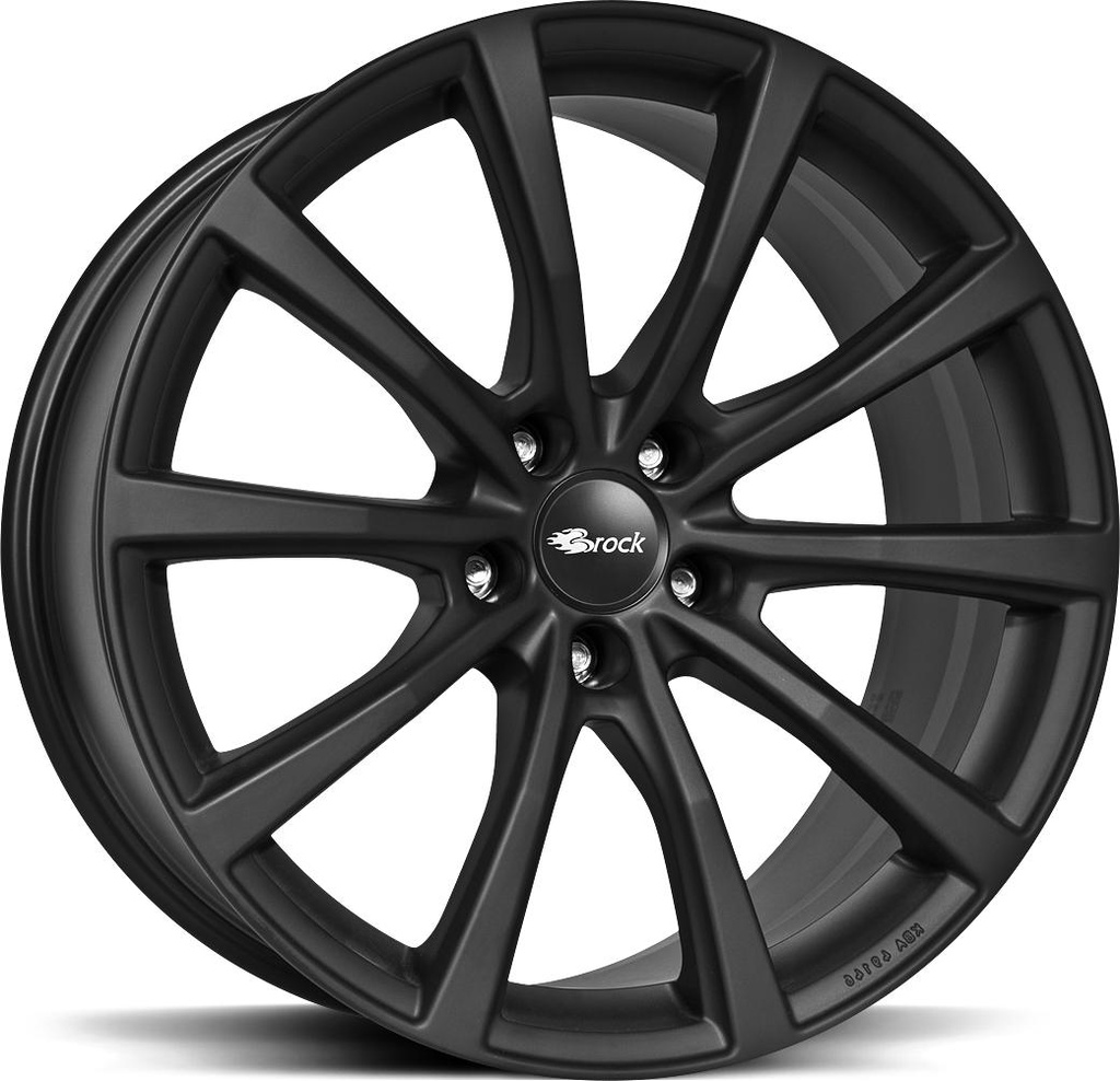 BROCK B32 BLACK MATT 8.5x20 5/114.3 ET40 CB72.6