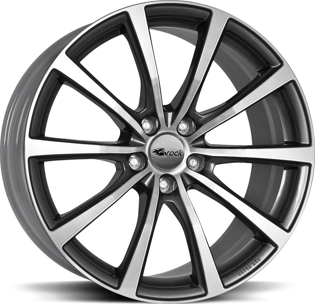 BROCK B32 TITAN FULL POL 7.5x18 5/112 ET52 CB66.6