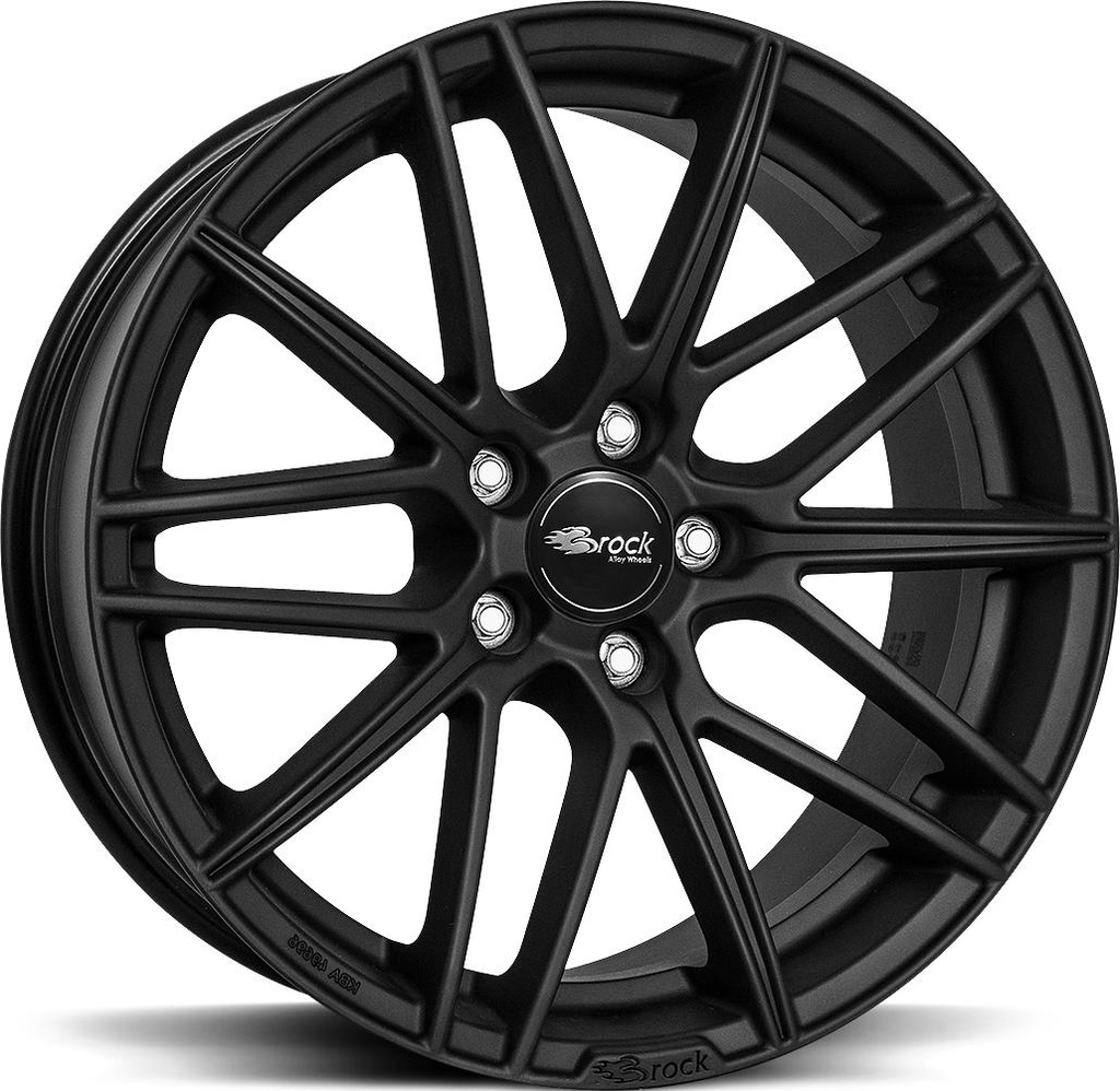BROCK B34 BLACK MATT 7.5x17 5/114.3 ET35 CB72.6