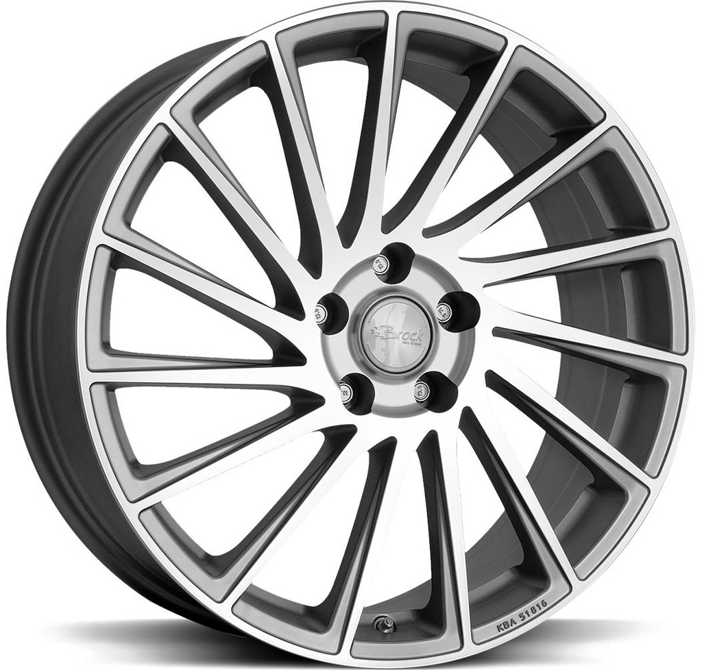 BROCK B39 FERRIC GREY POL 7.5x18 5/110 ET38 CB65.1