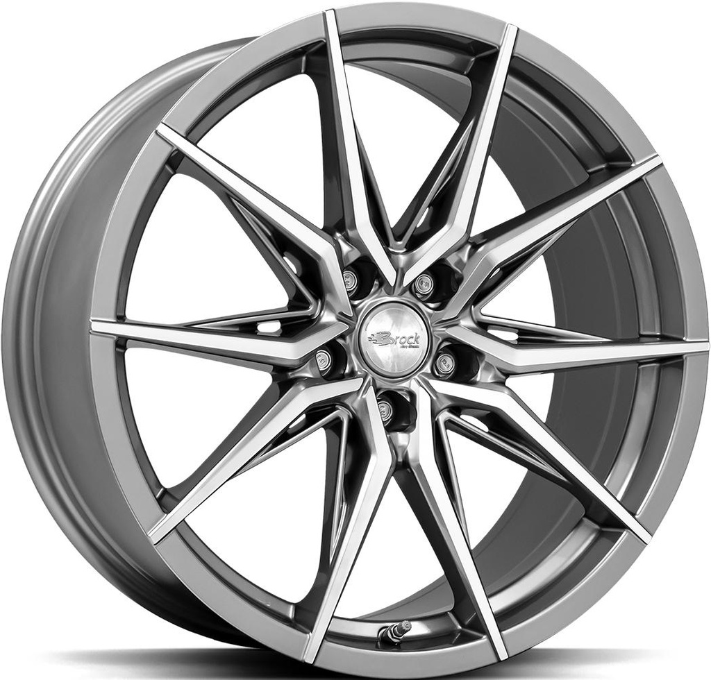 BROCK B42 FERRIC GREY POL 8.5x20 5/114.3 ET45 CB72.6