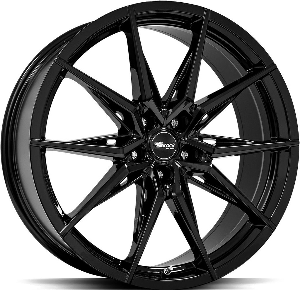 BROCK B42 SHINY BLACK 9.5x20 5/112 ET35 CB66.6