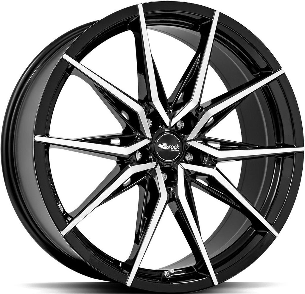 BROCK B42 BLACK FULL POL 9.5x20 5/120 ET42 CB72.6