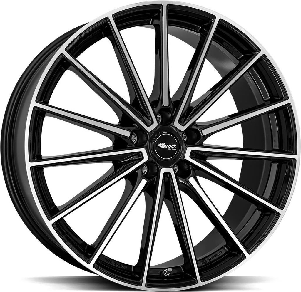 BROCK B43 BLACK FULL POL 10x21 5/112 ET58 CB57.1