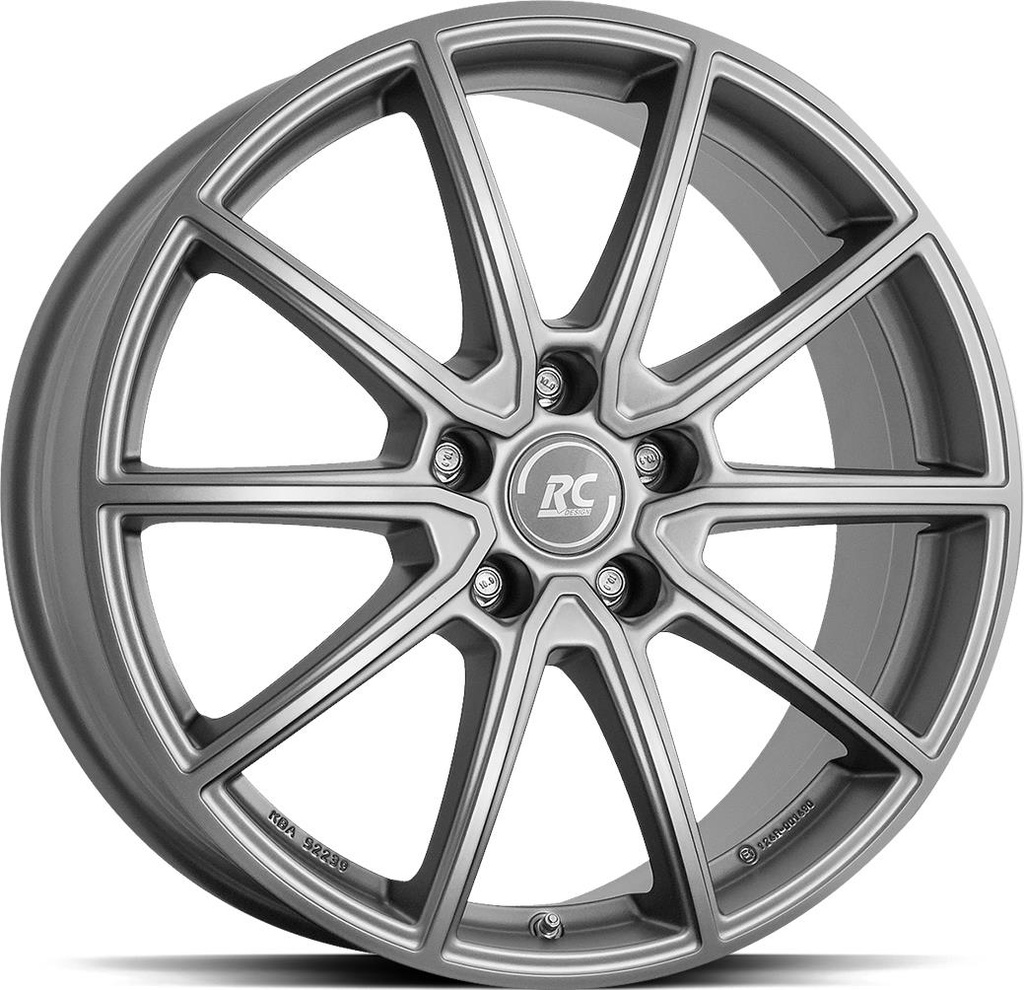 BROCK RC32 FERRIC GREY MATT 7x17 5/112 ET44 CB66.6