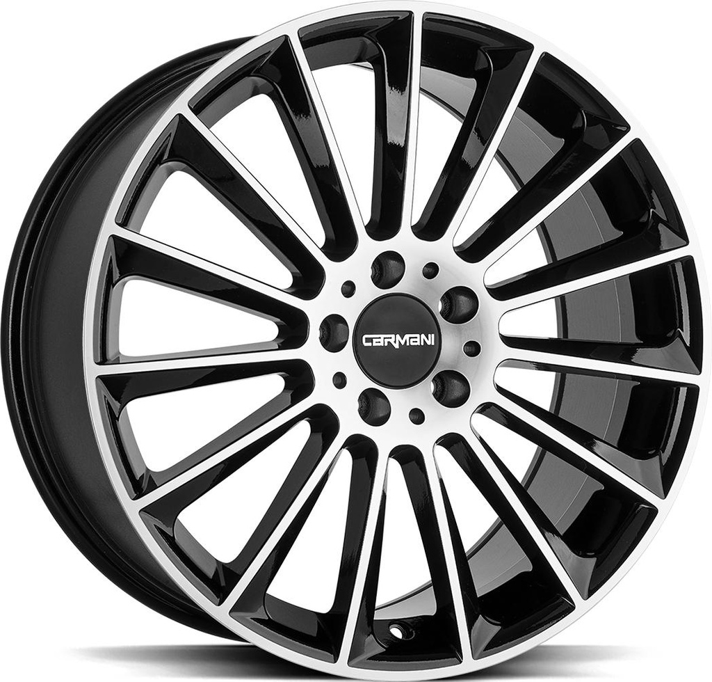 CARMANI FRITZ BLACK POL 8.5x20 5/112 ET23 CB66.6