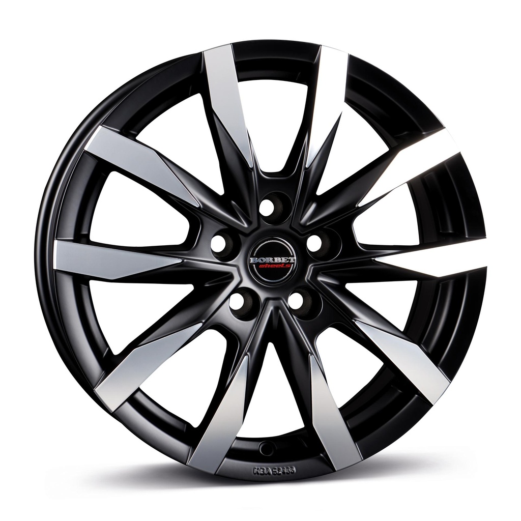 BORBET CW5 BLACK POL MATT 7.5x18 5/112 ET48 CB66.5
