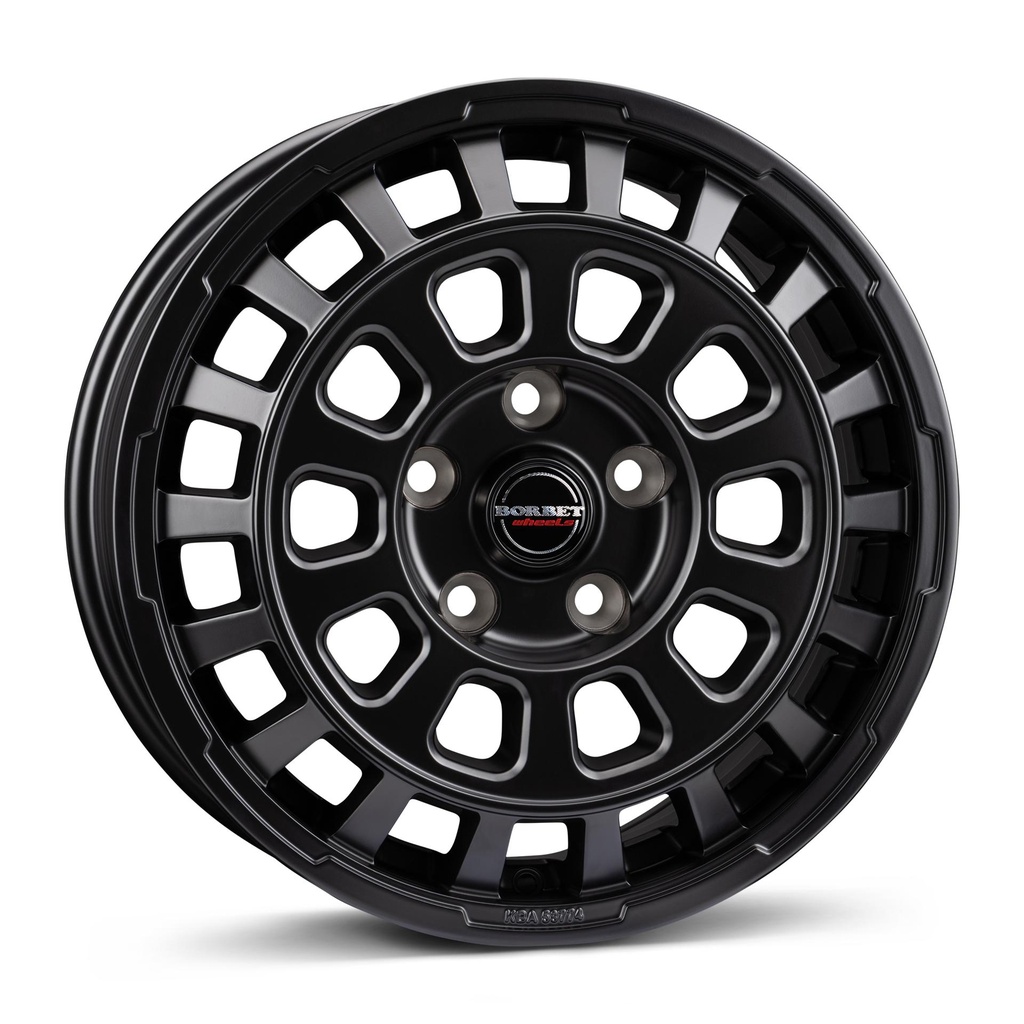 BORBET CW7 BLACK MATT 7.5x18 5/118 ET53 CB71.1