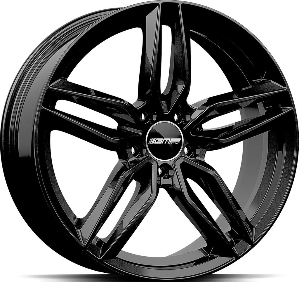 GMP FASTEN GLOSS BLACK 7.5x18 5/112 ET45 CB66.6