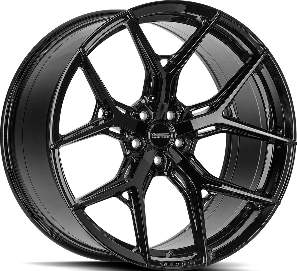 VOSSEN HF5 GLOSS BLACK 10x20 5/127 ET-18 CB71.5
