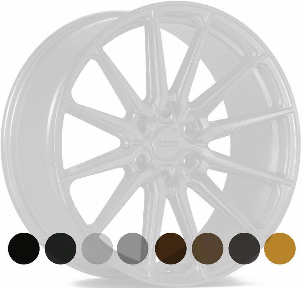 VOSSEN HF6.1 SATIN BLACK 9.5x20 6/135 ET15 CB87.1